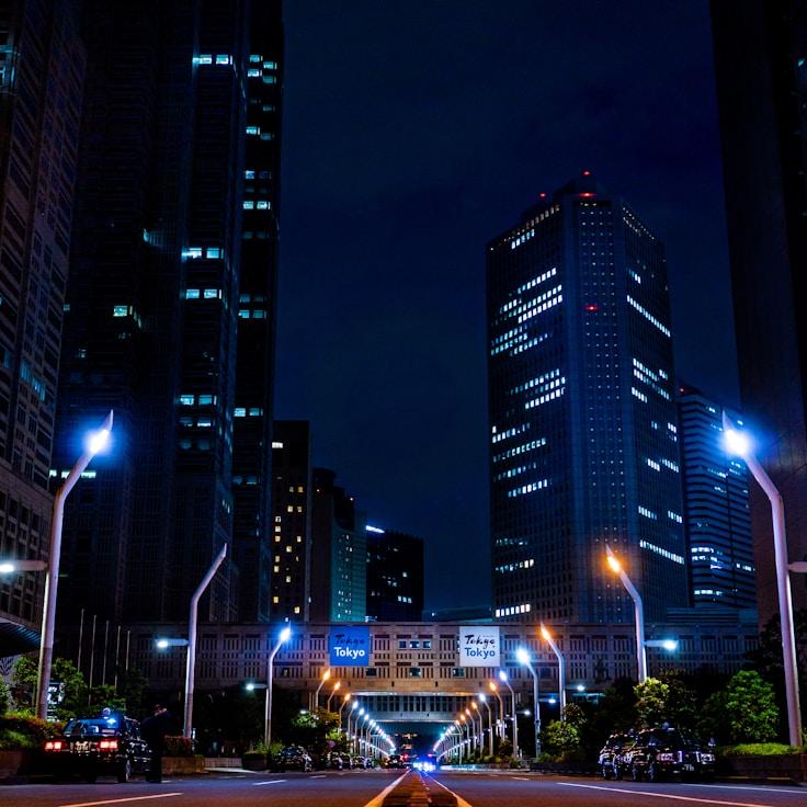 City skyline in Amsterdam, Netherlands